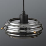 Modern Black Drum Kitchen Island Pendant Lighting Image - 10