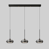Modern Black Drum Kitchen Island Pendant Lighting Image - 6