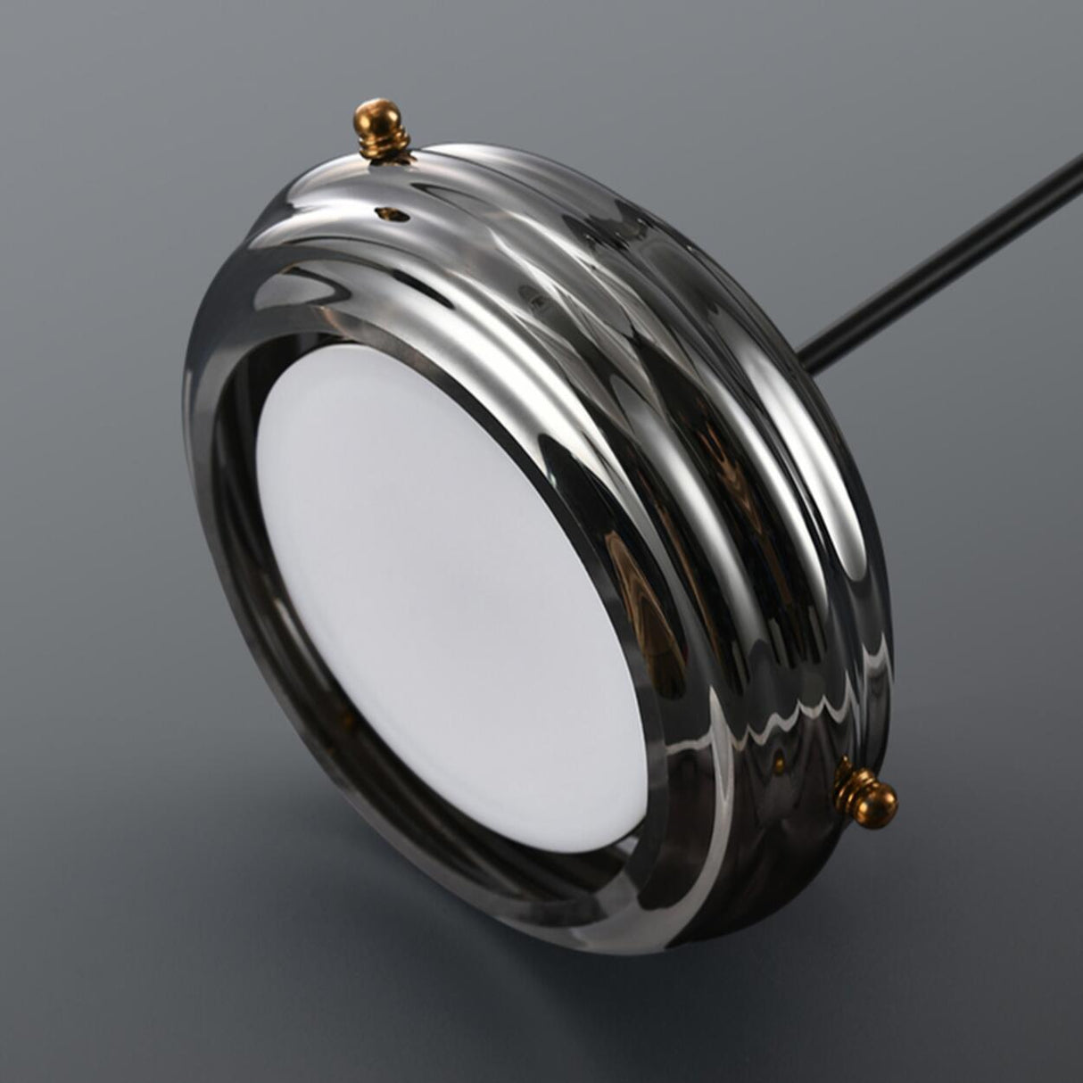 Modern Black Drum Kitchen Island Pendant Lighting Image - 9
