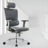 Modern Black Ergonomic Mesh Headrest Office Chairs Image - 3