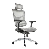 Modern Black Ergonomic Mesh Headrest Office Chairs Image - 8