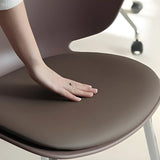 Modern Black Ergonomic Swivel Plastic Office Chair Image - 12