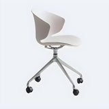Modern Black Ergonomic Swivel Plastic Office Chair Image - 5