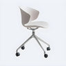 Modern Black Ergonomic Swivel Plastic Office Chair Image - 5