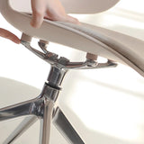 Modern Black Ergonomic Swivel Plastic Office Chair Image - 9