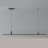 Modern Black Linear Artistic Accents Island Light  Image - 6