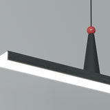 Modern Black Linear Artistic Accents Island Light  Image - 7