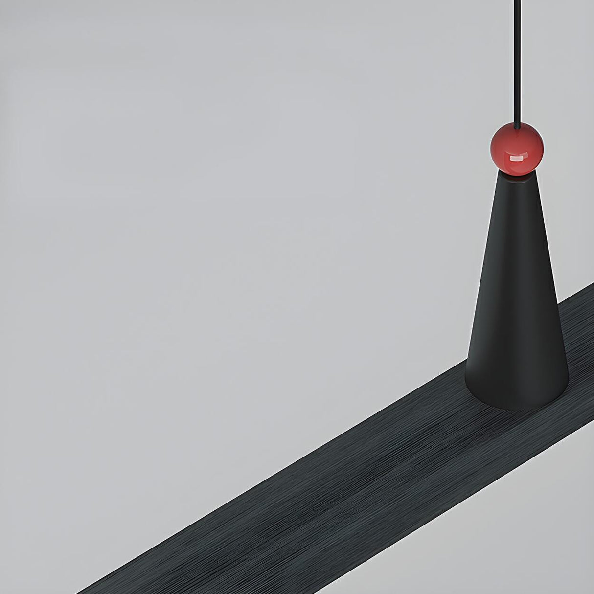 Modern Black Linear Artistic Accents Island Light  Image - 9