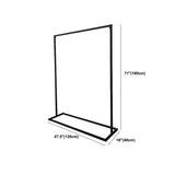 Modern Black Metal Coat Rack Stand with Dual Lever Bars Image - 19