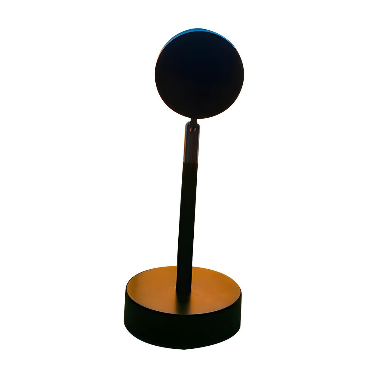 Modern Black Round Bedroom Atmosphere LED Table Lamp Image - 5