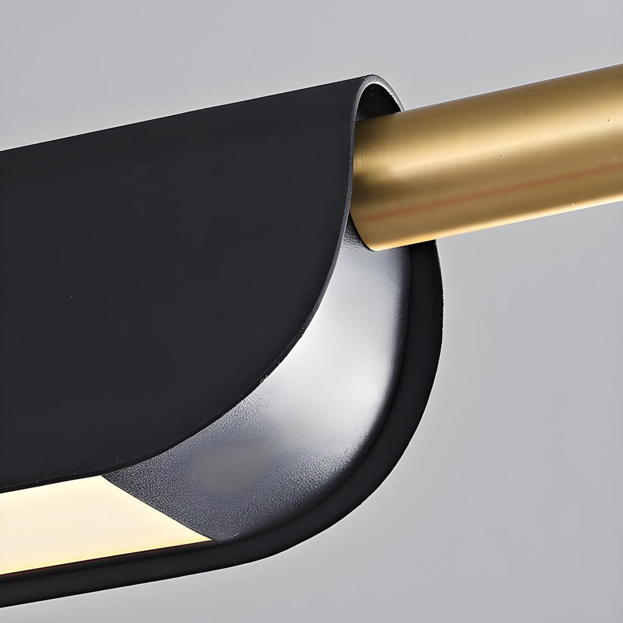 Modern Black Slim Linear LED Island Pendant Light Image - 11