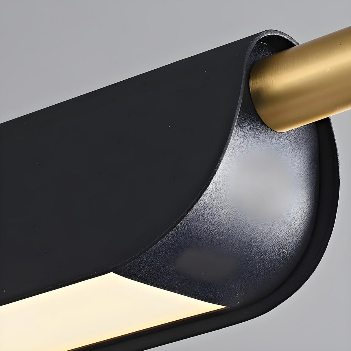 Modern Black Slim Linear LED Island Pendant Light Image - 12