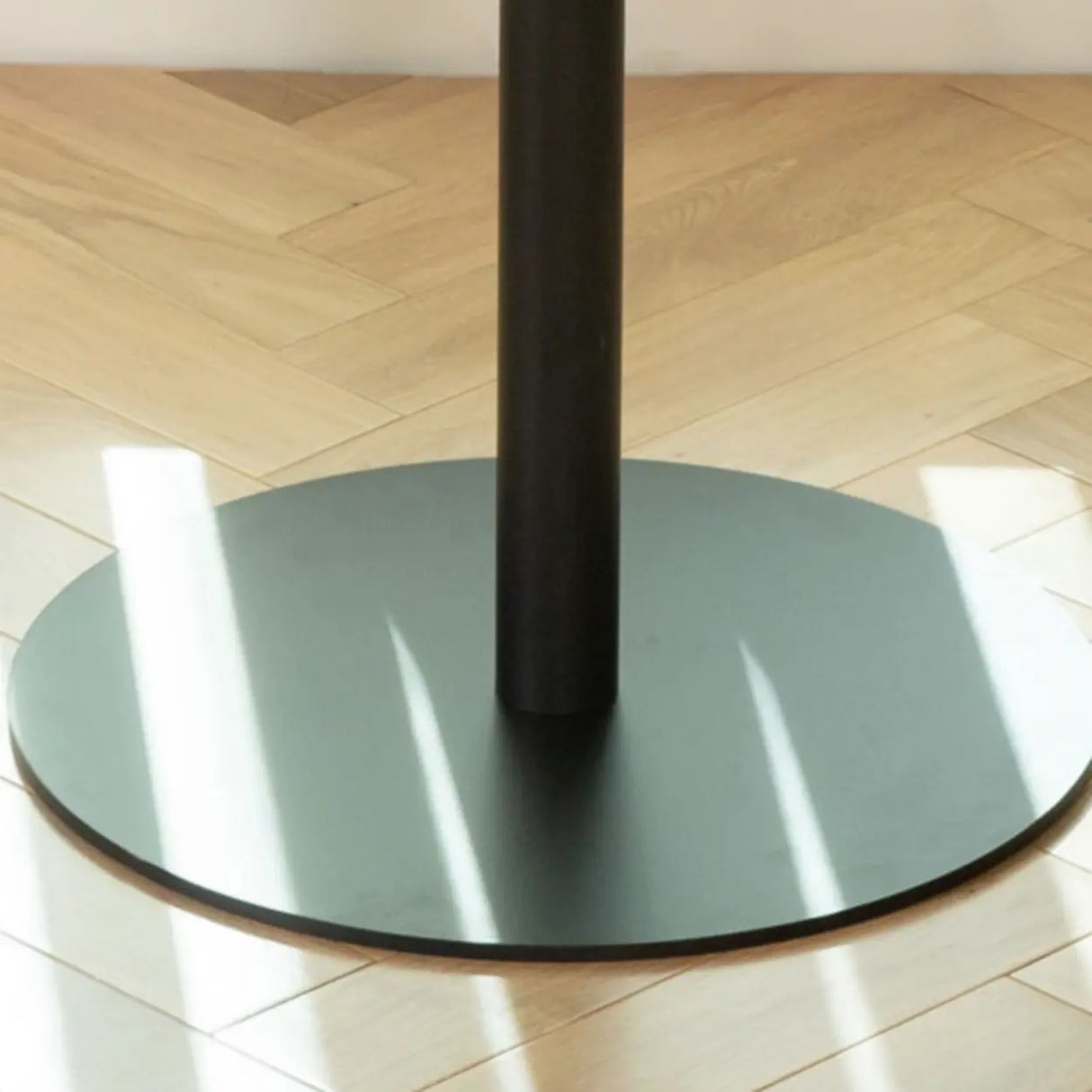 Modern Black Square Bistro Counter Heigth Bar Table Image - 10