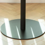 Modern Black Square Bistro Counter Heigth Bar Table Image - 10