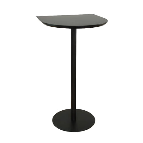 Modern Black Square Bistro Counter Heigth Bar Table Image - 2