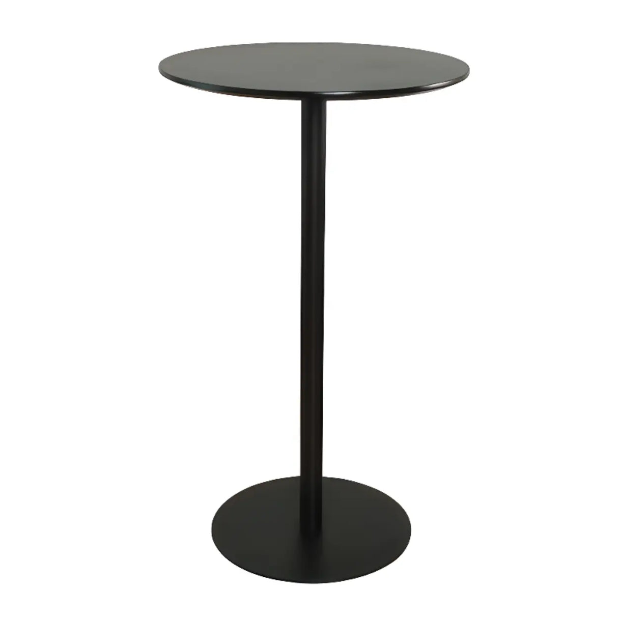 Modern Black Square Bistro Counter Heigth Bar Table Image - 5