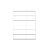Modern Black Versatile Metal Frame Display Bookcase Image - 9
