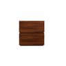 Modern Brown and Black Wood Nightstand with Drawer Storage Image - 11