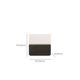 Modern Brown and Black Wood Nightstand with Drawer Storage Image - 18