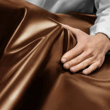 Modern Brown Square Leather Bar Stool with Backrest Image - 6