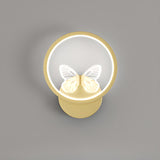 Modern Butterfly Bedroom LED Wall Lamp Image - 6