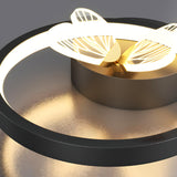 Modern Butterfly Bedroom LED Wall Lamp Image - 9