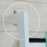 Modern Causal Open Shelves Wood Corner Ladder Bookcase Image - 11