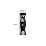 Modern Causal Open Shelves Wood Corner Ladder Bookcase Image - 17