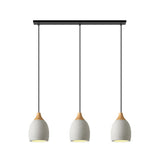 Modern Ceramics Dome  Pendant Light Adjustable Length Image - 10