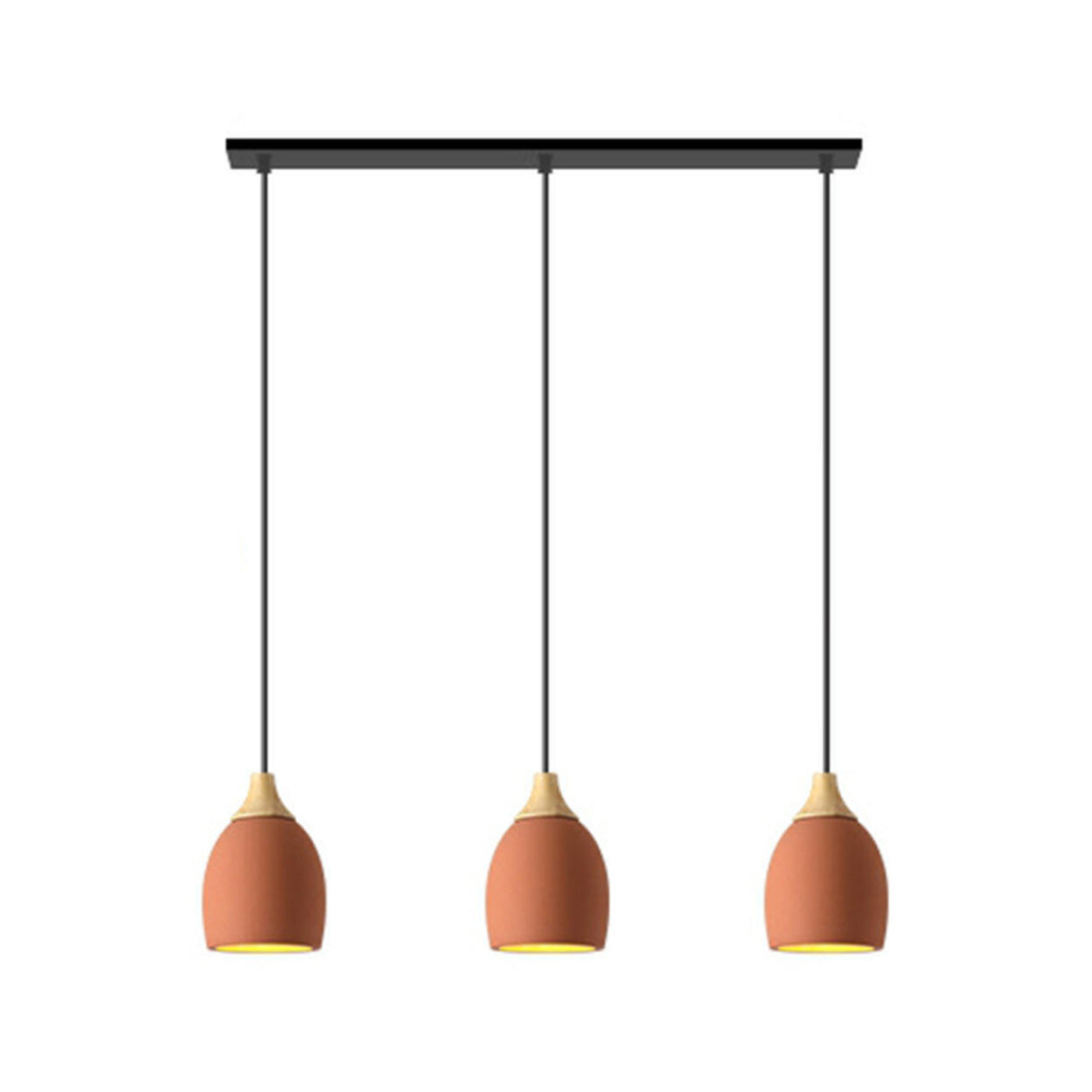 Modern Ceramics Dome  Pendant Light Adjustable Length Image - 11