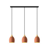 Modern Ceramics Dome  Pendant Light Adjustable Length Image - 11