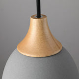 Modern Ceramics Dome  Pendant Light Adjustable Length Image - 13