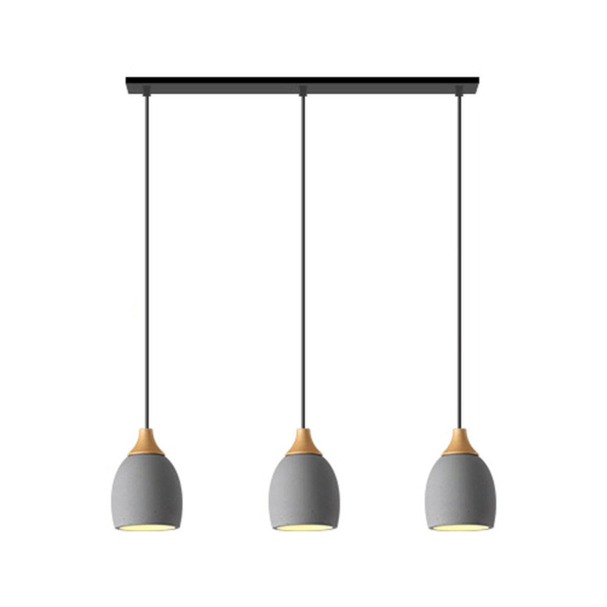Modern Ceramics Dome  Pendant Light Adjustable Length Image - 9