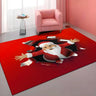Modern Christmas Santa Claus Polyester Area Rug Image - 4