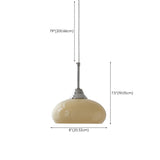 Modern Chrome Glass Metal Pendant Light Adjustable Cord  #size