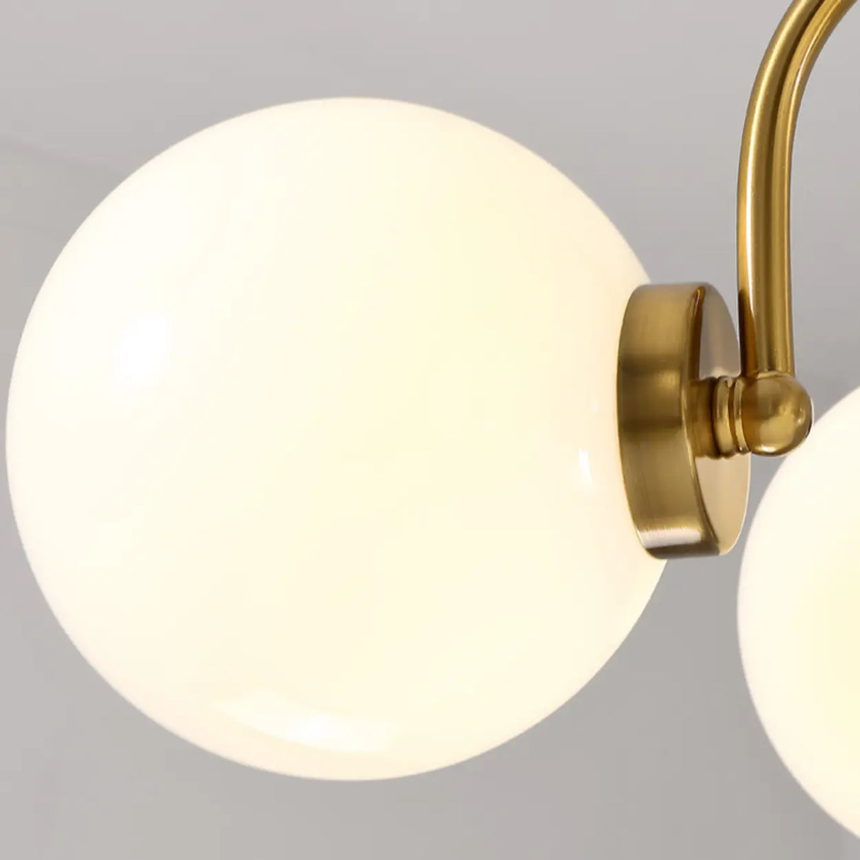 Modern Chrome Globe Pendant Chandelier - 4 Bulbs Image - 19
