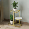 Modern Circular Tray Multi-Tier Metal Floor Plant Stand Image - 15
