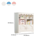 Modern Closed Back Wood Narrow Organizer Kids' Bookcase Image - 35