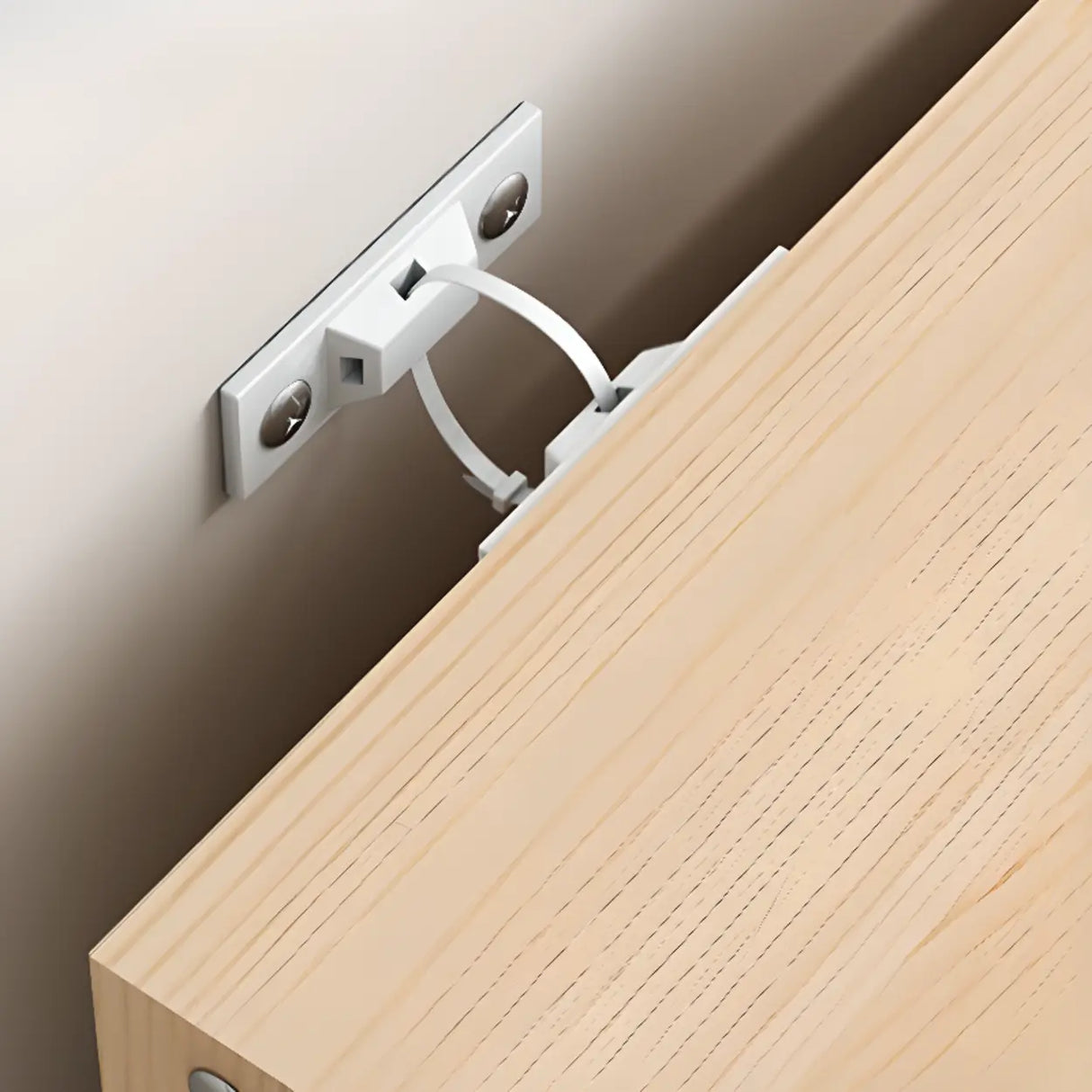 Modern Closed Wooden Cabinets Narrow Storage Bookcases Image - 12