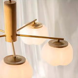 Modern Cloud Round Drum Living Room Pendant Chandelier Image - 8