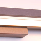 Modern Coffee Curved LED Bathroom Vanity Light Image - 12