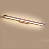 Modern Coffee Curved LED Bathroom Vanity Light Image - 7