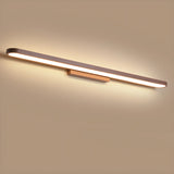 Modern Coffee Curved LED Bathroom Vanity Light Image - 8