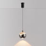 Modern Colorful Clear Acrylic Globe LED Pendant Light Image - 1