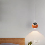 Modern Colorful Clear Acrylic Globe LED Pendant Light Image - 2