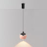 Modern Colorful Clear Acrylic Globe LED Pendant Light Image - 7