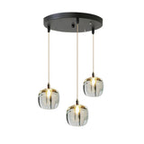 Modern Colorful Cube Mirrored Glass Pendant Light Image - 13