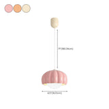 Modern Colorful Resin Layered Globe Pendant Light Image - 27