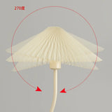 Modern Cone and Curved Floor Lamp with Side Table Image - 6