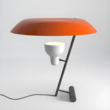 Modern Creative Beach Umbrella Orange LED Table Lamp Image - 6
